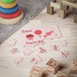 Personalized Kid's 30-Piece Valentine's Day Puzzle - "You're the Sweetest" Candy Theme