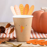 Turkey Paper Cups- Set of 4