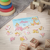 Personalized Kid's 30-Piece Valentine's Day Puzzle - "Have a Magical Valentine's Day" Princess Theme