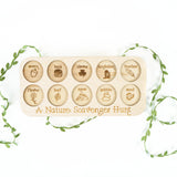 Wooden Nature Scavenger Hunt Board