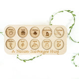 Wooden Nature Scavenger Hunt Board