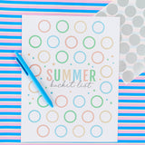 Scratch Off Summer Bucket List Activity Card