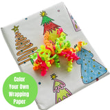 Color Your Own Christmas Wrapping Paper