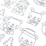 Color Your Own Christmas Wrapping Paper