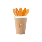 Turkey Paper Cups- Set of 4