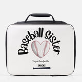 Baseball Sister Here for the Snacks Bag