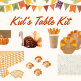 🦃 Thanksgiving Kid's Table Kit – Festive Fun for 4 Little Turkeys! 🍂🎉