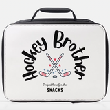 Hockey Brother Here for the Snacks Bag