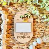 Vacation Countdown Dry Erase Beach Theme