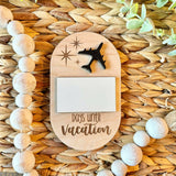 Vacation Countdown Dry Erase Airplane Theme